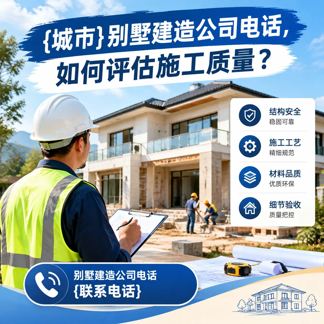 从江别墅建造公司电话,如何评估施工质量?
