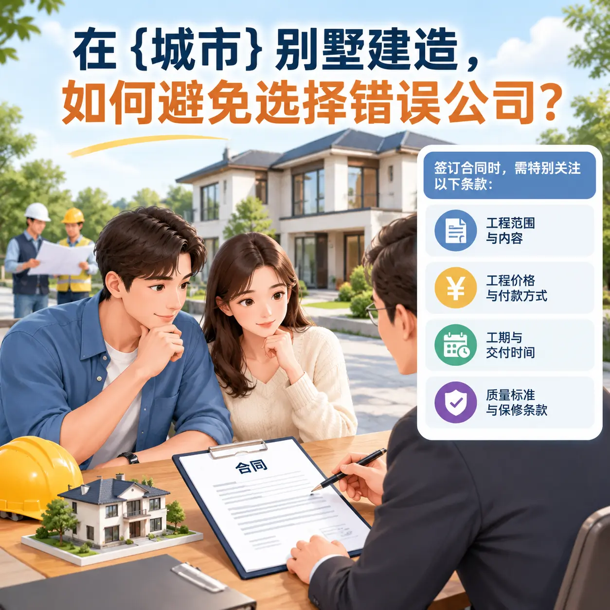 在 从江 别墅建造，如何避免选择错误公司？