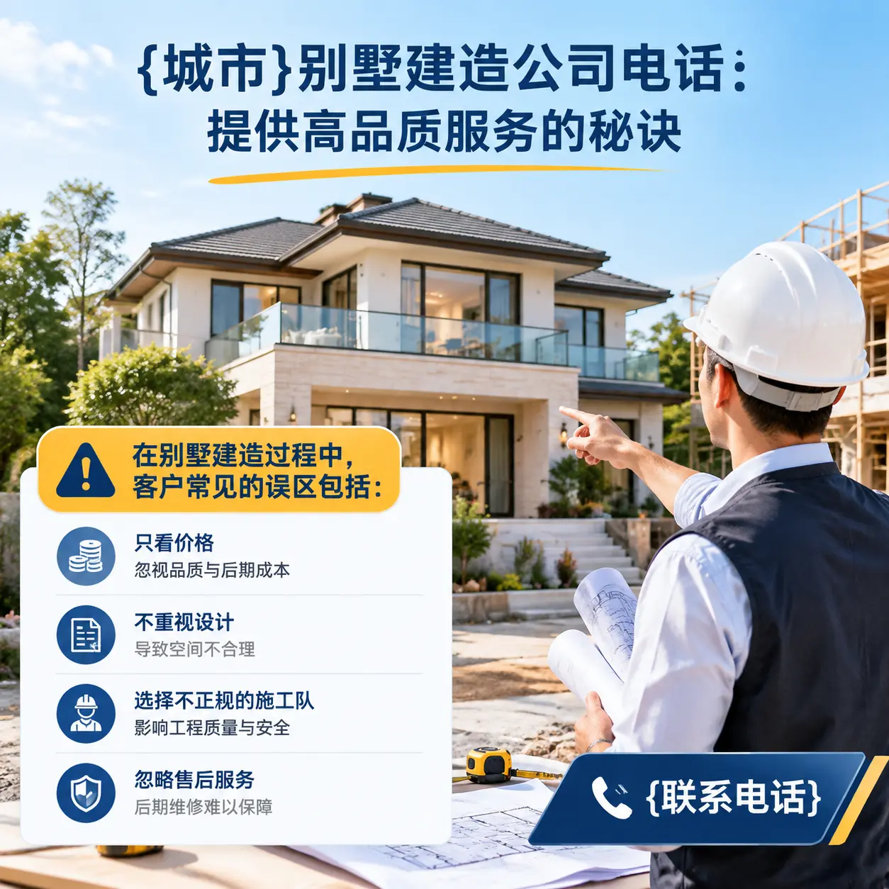 从江别墅建造公司电话：提供高品质服务的秘诀