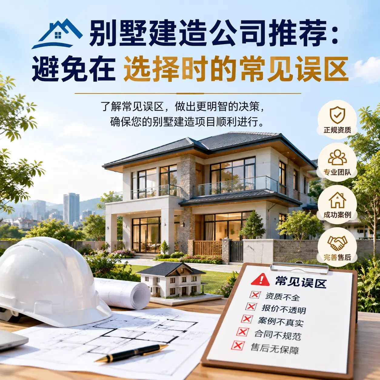 别墅建造公司推荐：避免在 从江 选择时的常见误区