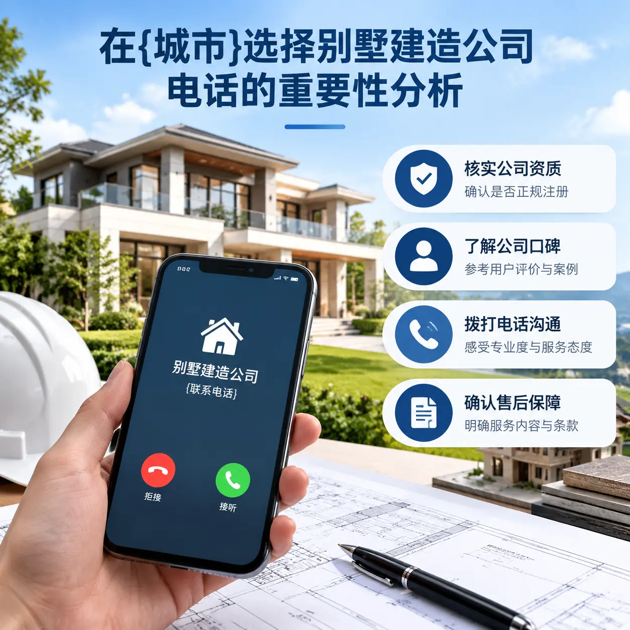 在从江选择别墅建造公司电话的重要性分析