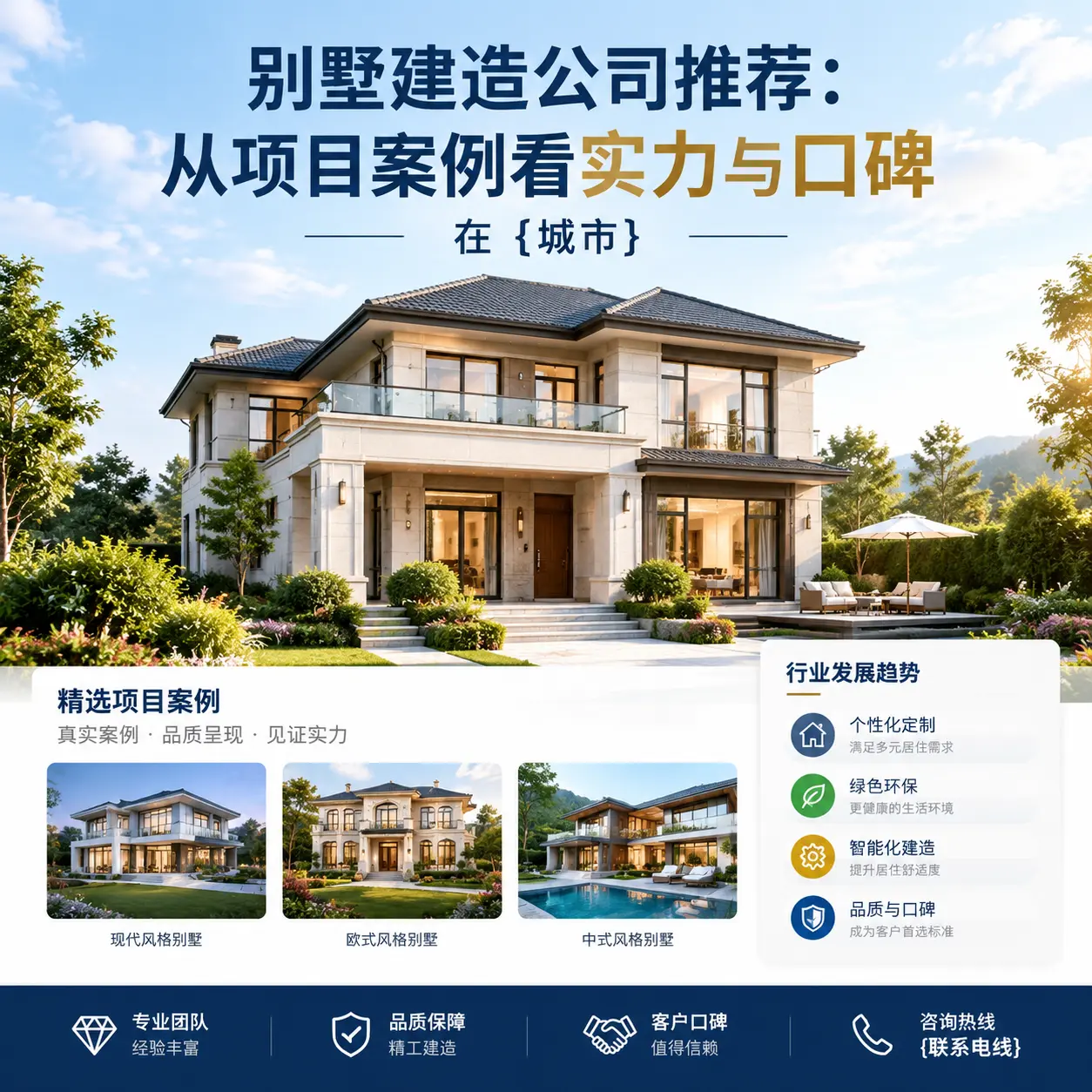别墅建造公司推荐:从项目案例看实力与口碑在 从江