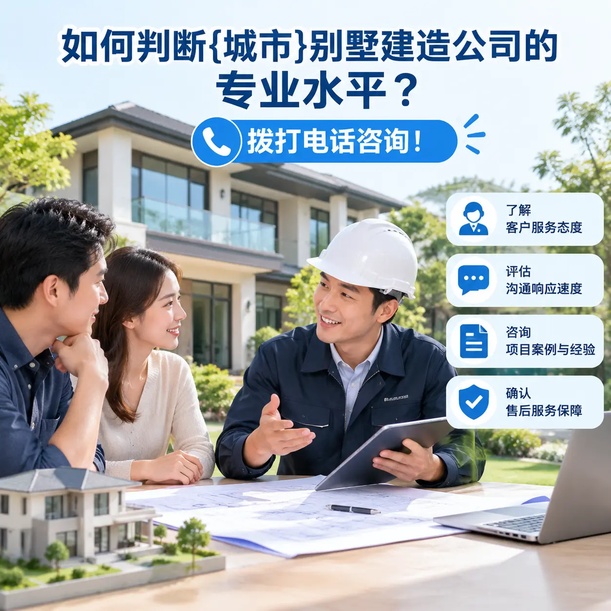 如何判断从江别墅建造公司的专业水平？拨打电话咨询！